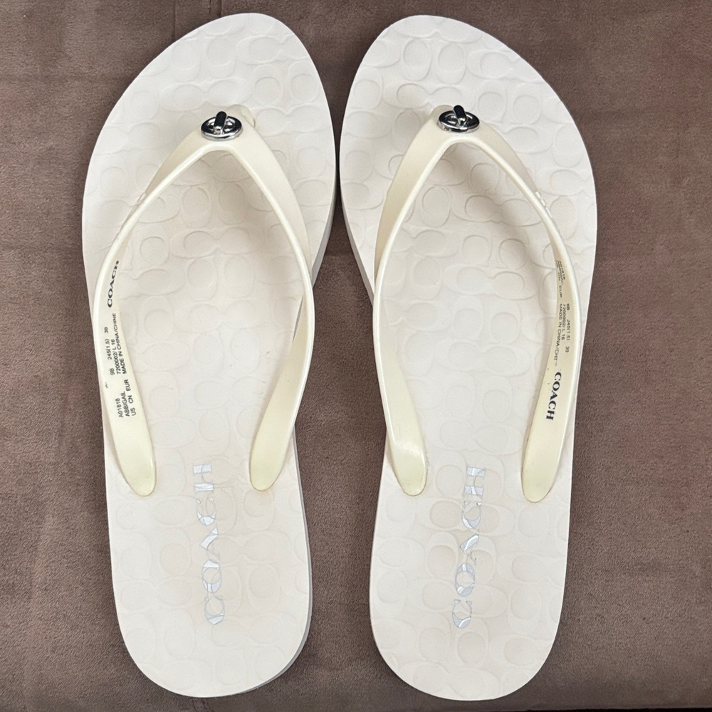 Coach Ivory Sandals for Women